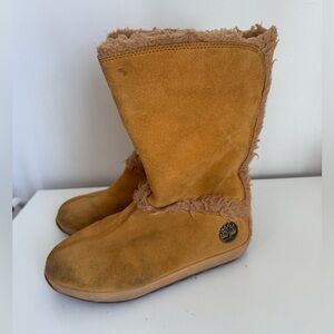 Timberland  Boots Womens  Size 5  Wheat Nubuck Leather upper 61644